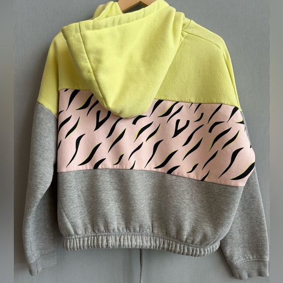 Genetic Apparel Pastel Colorblock Cropped Hoodie | Y2K Streetwear | Size M - Picture 3 of 8